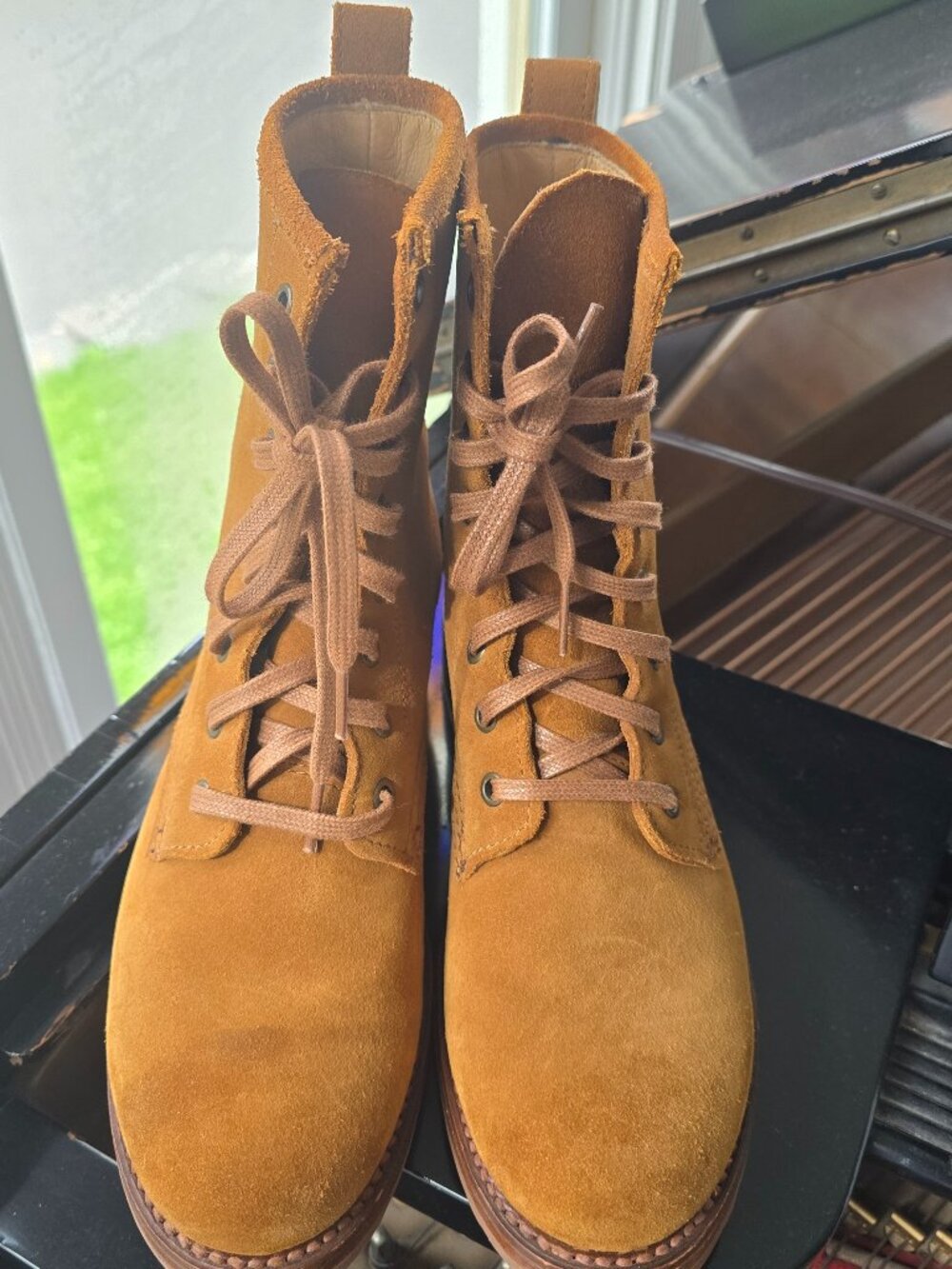 Frye Suede Lace-up Boot 8